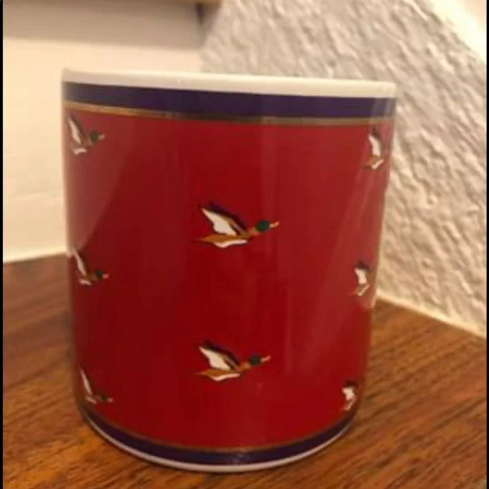 Sportsman Collection Kaatz signed Game Keeper Coffee mug cup Rare Dog Vintage 95